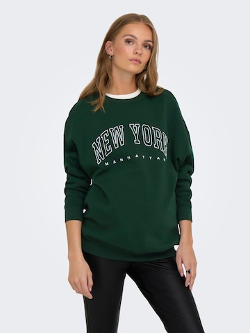 Sweat-shirt 'OLMSweat' Only Maternity en vert : devant
