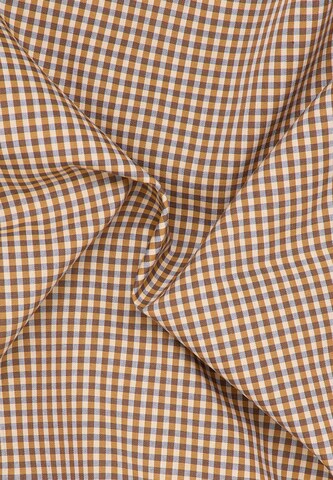 ETERNA Comfort fit Button Up Shirt in Orange