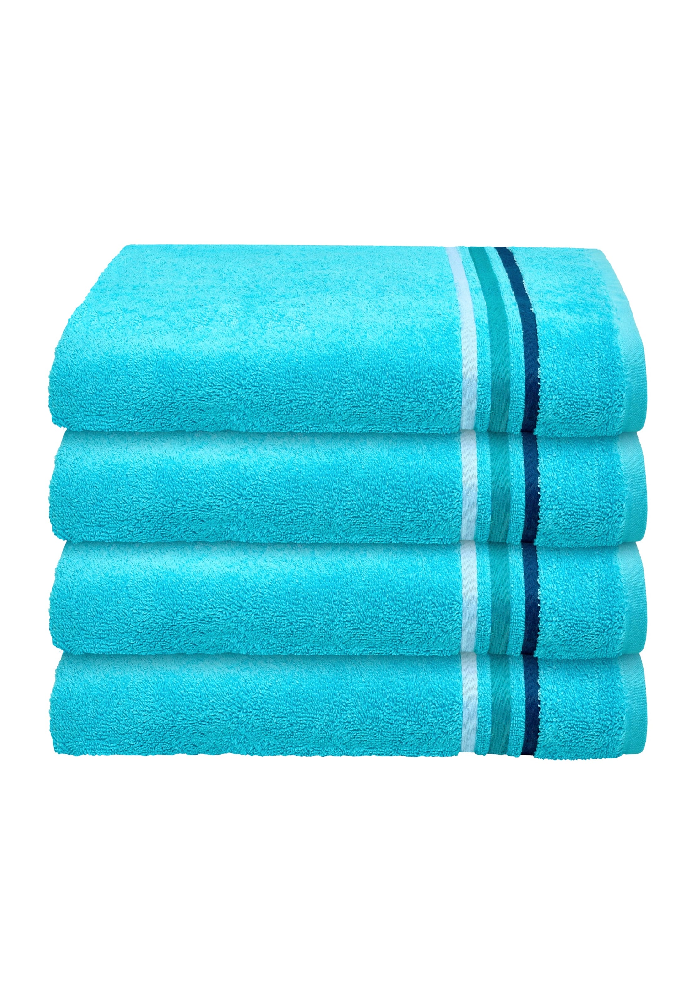 SCHIESSER Handtücher 'Skyline Color' in Blau: Vorderseite