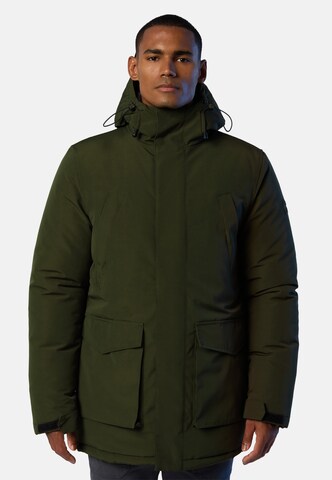 North Sails Winter Parka in Green: front