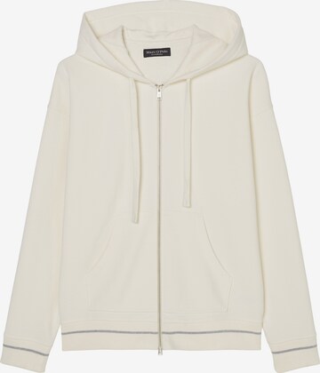 Marc O'Polo Sweat jacket in White: front