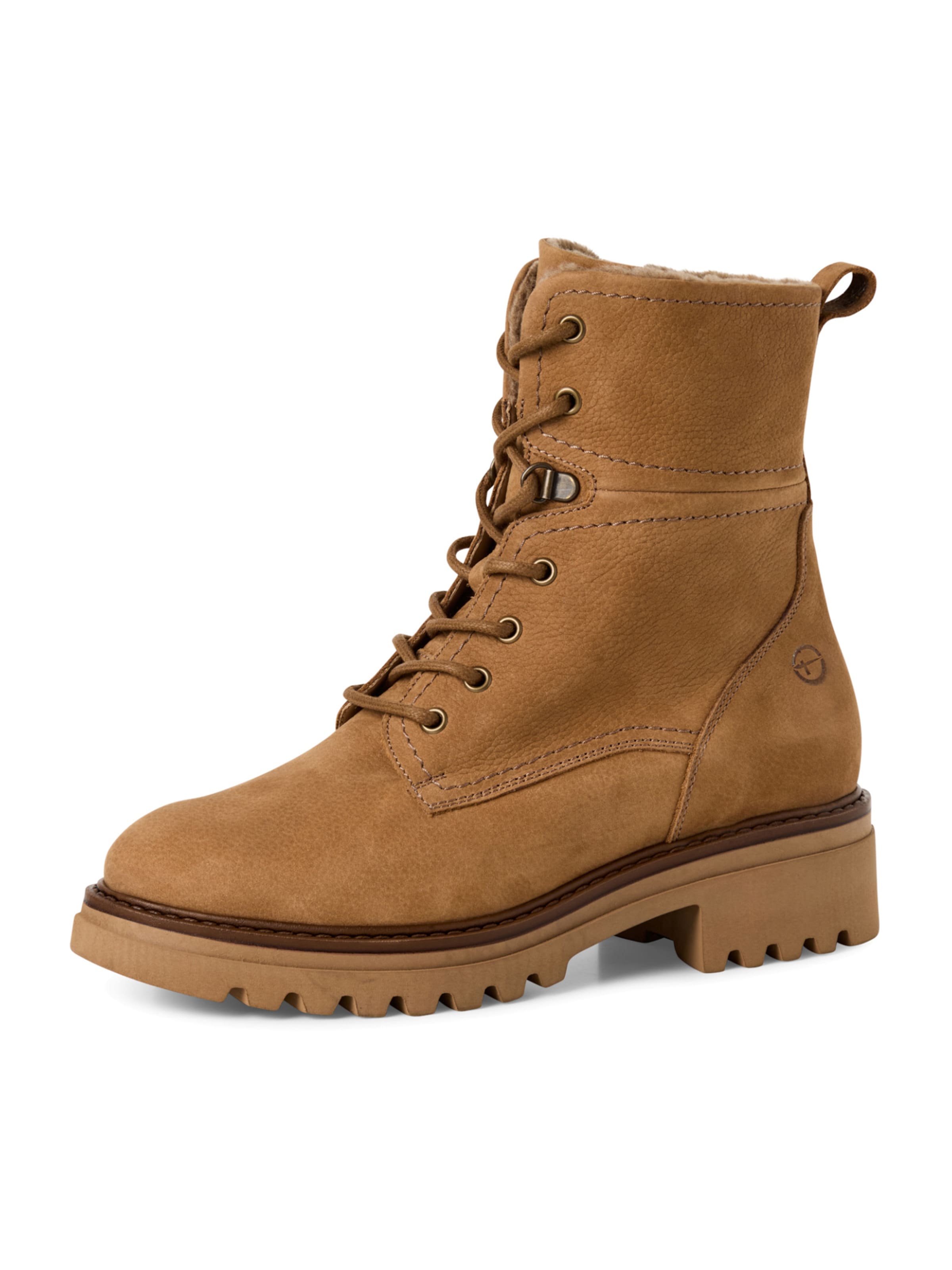 Tamaris Schnürstiefelette in Beige: Vorderseite