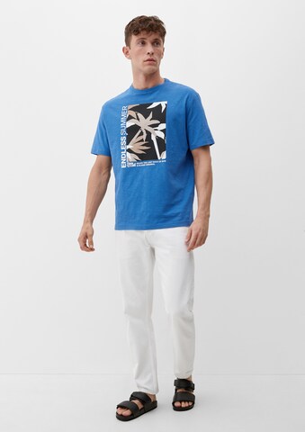 T-Shirt s.Oliver en bleu