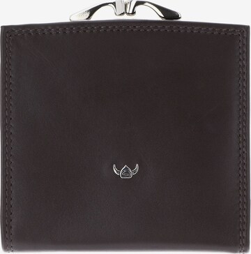 Porte-monnaies 'Polo' GOLDEN HEAD en marron : devant