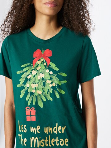 PIECES T-Shirt 'HANNIS' in Grün