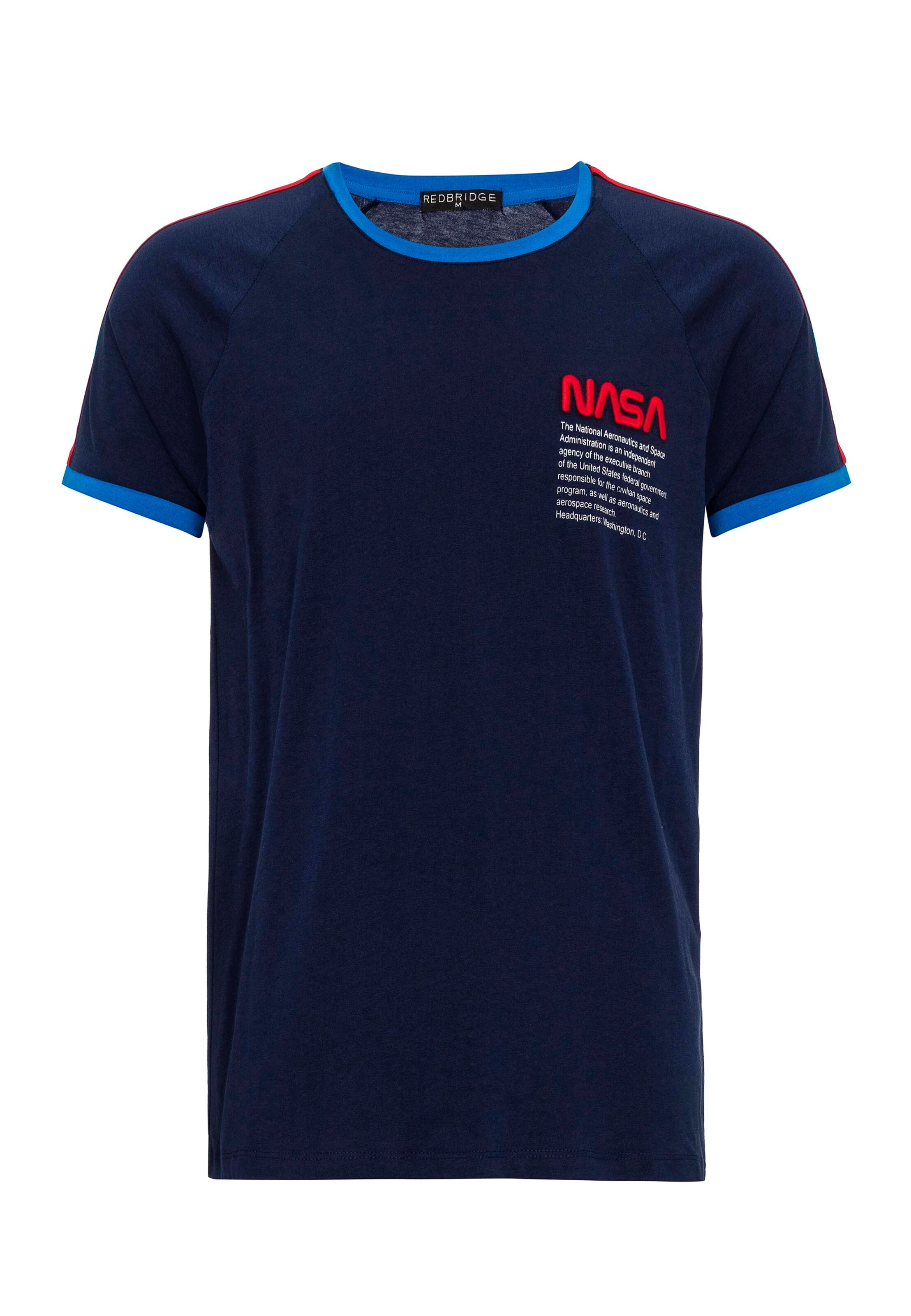 Männer Shirts Redbridge T-Shirt 'Mesa' in Dunkelblau - BM84235