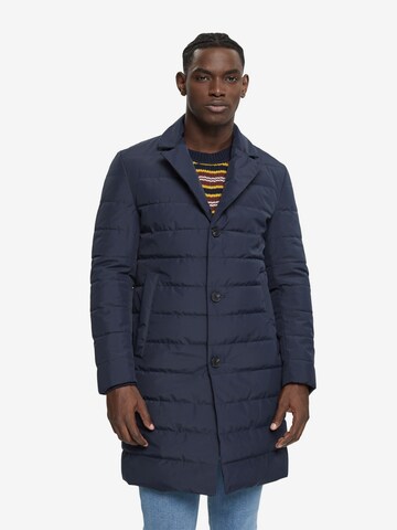 Manteau d’hiver ESPRIT en bleu : devant