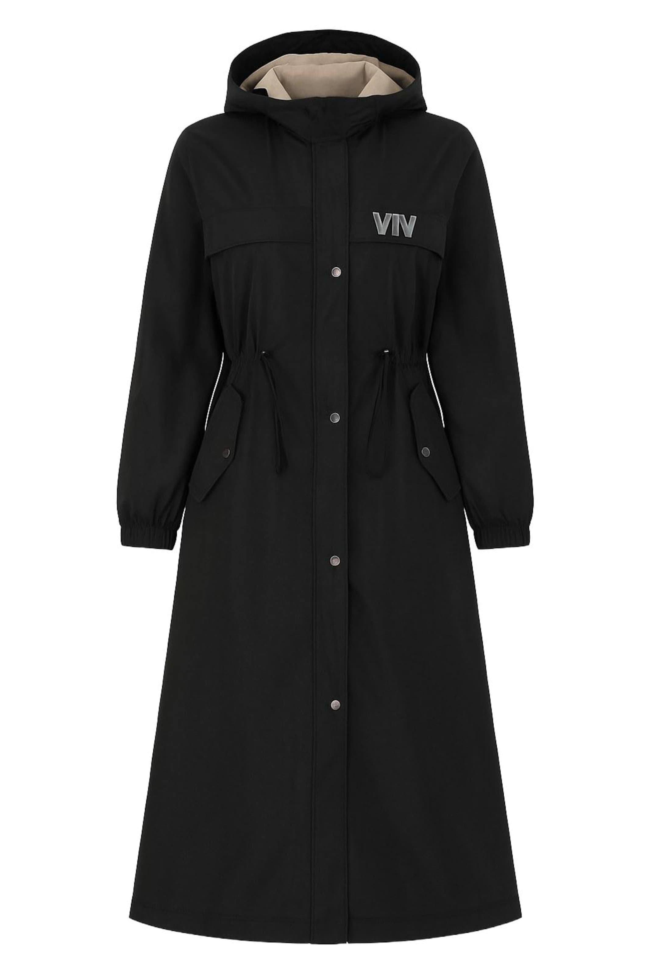 MODAMIHRAM Tussenmantel in Zwart: voorkant