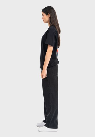 Oldskull Shirt 'Retro Roadtrip Logo Graphic' in Black