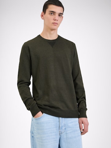 Pullover 'Bruton' di BLEND in verde: frontale