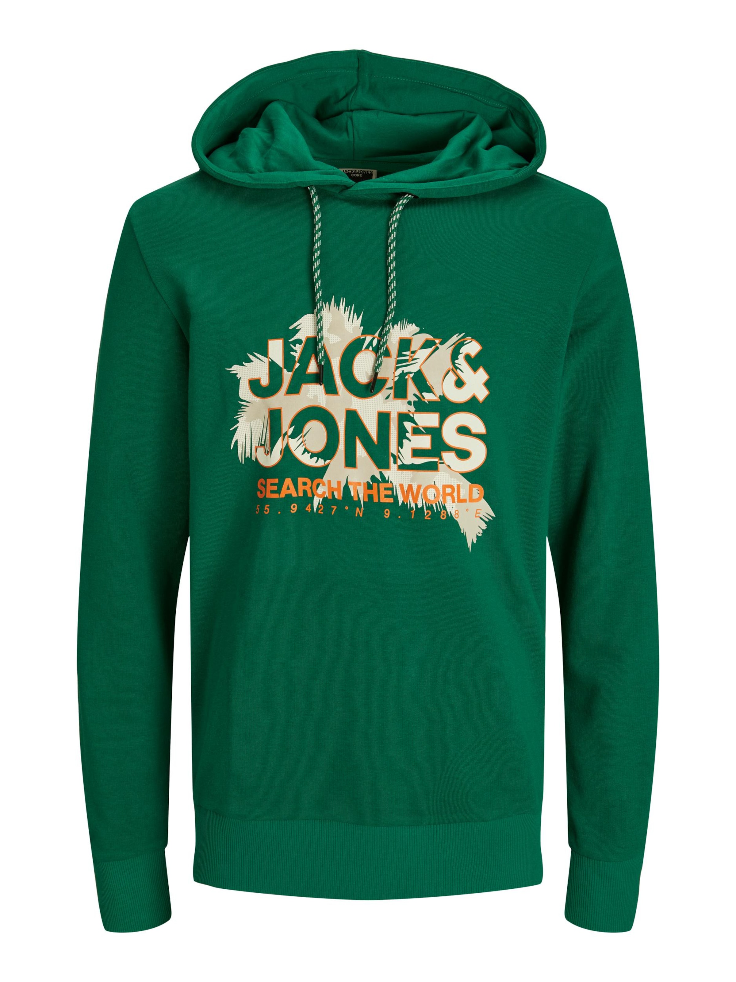 JACK & JONES Sweatshirt 'JCOMarina' in Green: front
