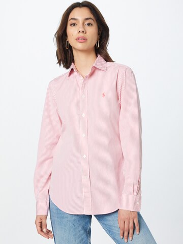 Polo Ralph Lauren - Blusa 'Georgia' em rosa: frente