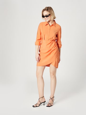 Guido Maria Kretschmer Women - Vestido camisero 'Josefina' en naranja