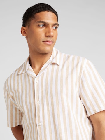 SELECTED HOMME Comfort Fit Hemd in Beige