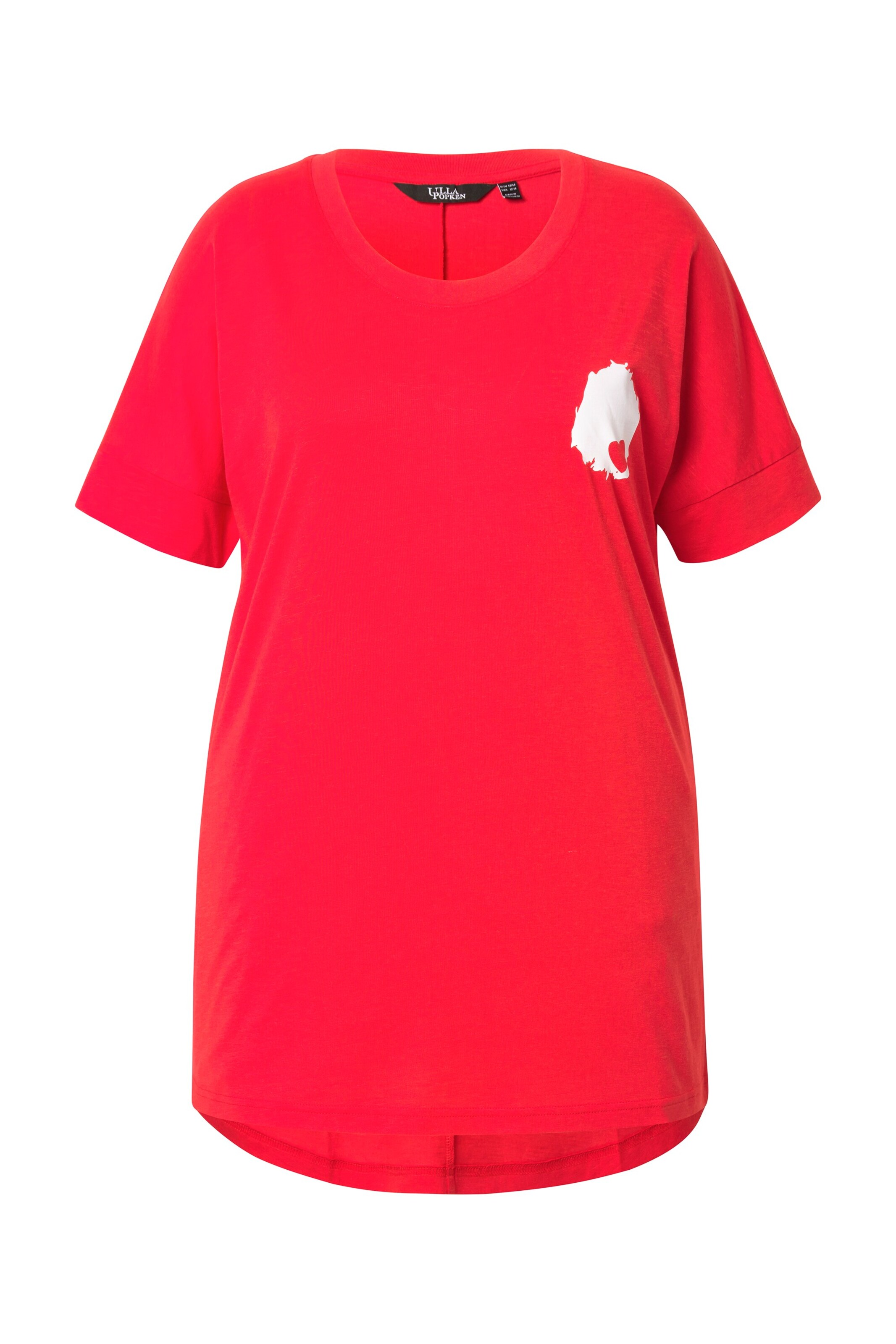 Ulla Popken Shirt in Rood: voorkant