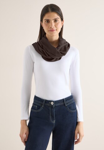 CECIL Tube Scarf in Brown: front