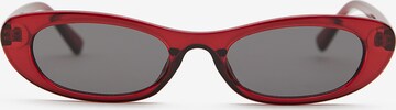 Lunettes de soleil Pull&Bear en rouge : devant