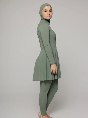 SIYA Swimwear Badeanzug 'East – Burkini/Modest' in Grün