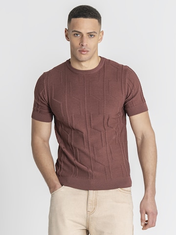 T-Shirt Gianni Kavanagh en marron : devant