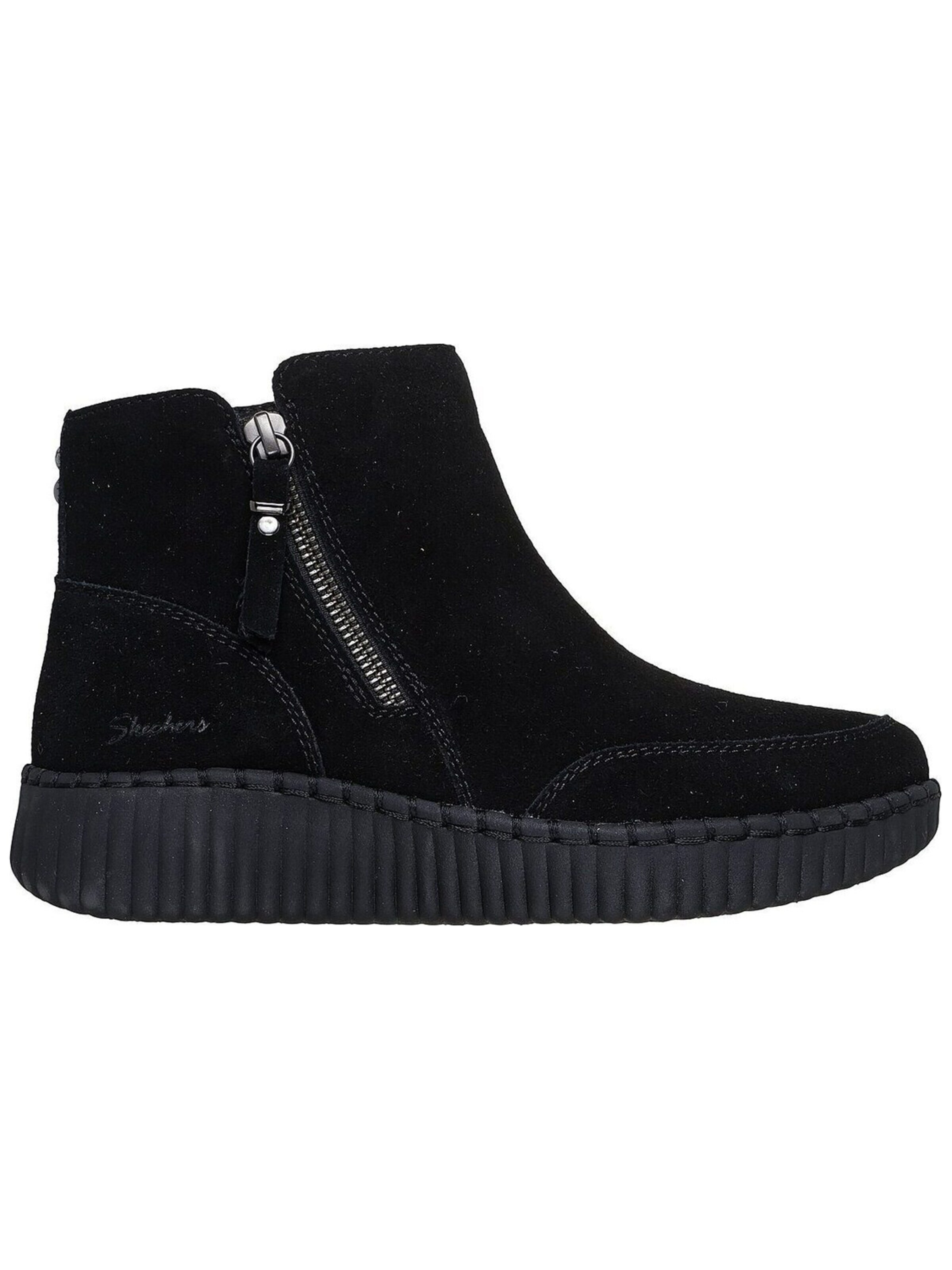SKECHERS Ankle Boots 'Crush' in Black