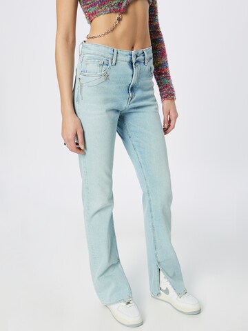 REPLAY Flared Jeans 'SHARLJN' in Blauw: voorkant