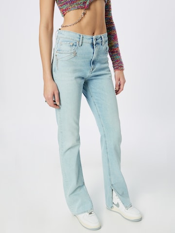 REPLAY Flared Jeans 'SHARLJN' in Blauw: voorkant