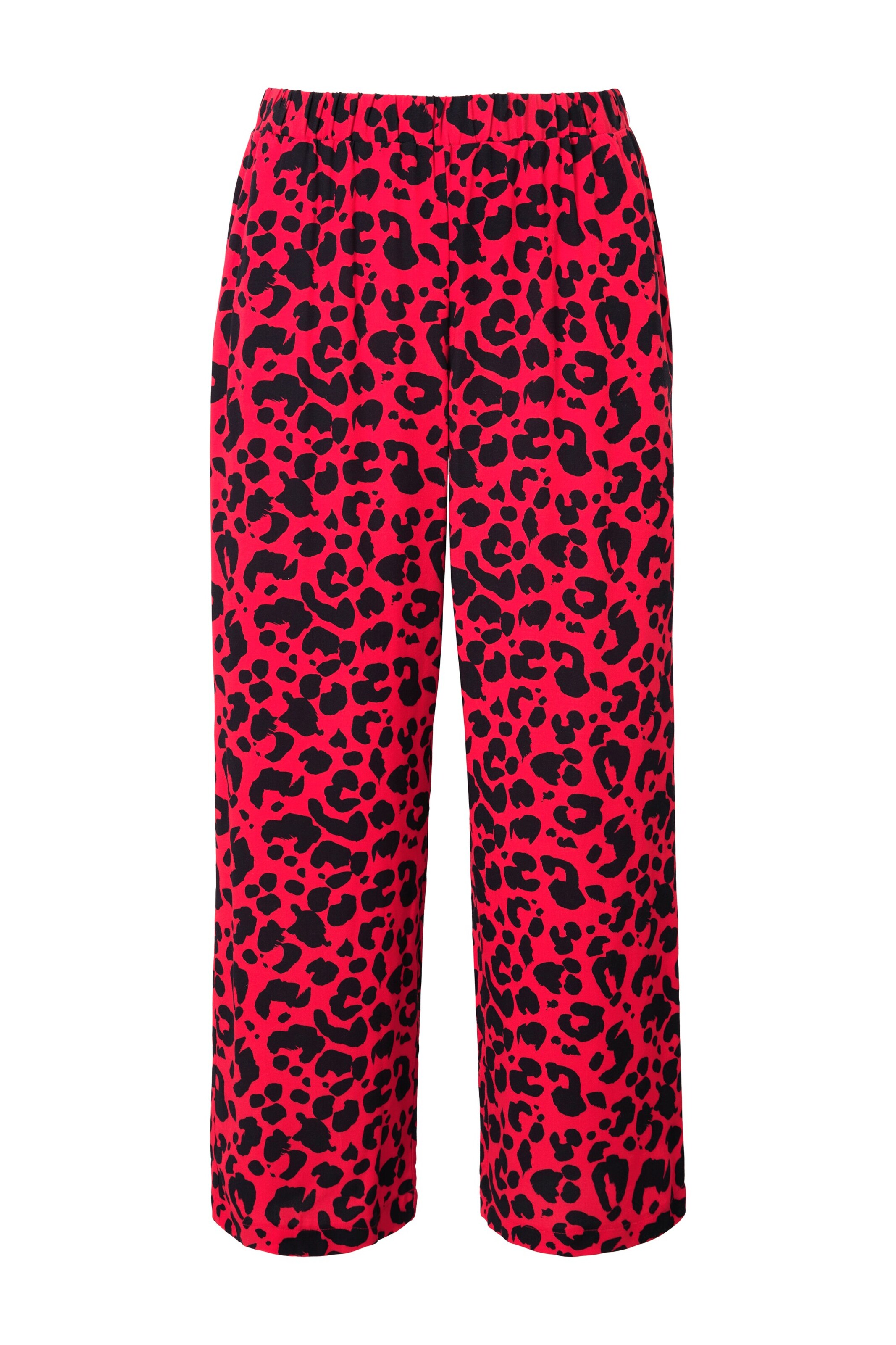 Angel of Style Wide leg Broek in Rood: voorkant