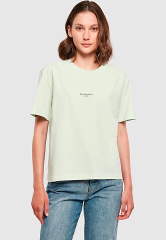 Miss Tee Shirt 'Heartbreaker Lovetaker' in Groen