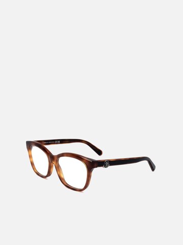 MONCLER Sunglasses in Brown: front