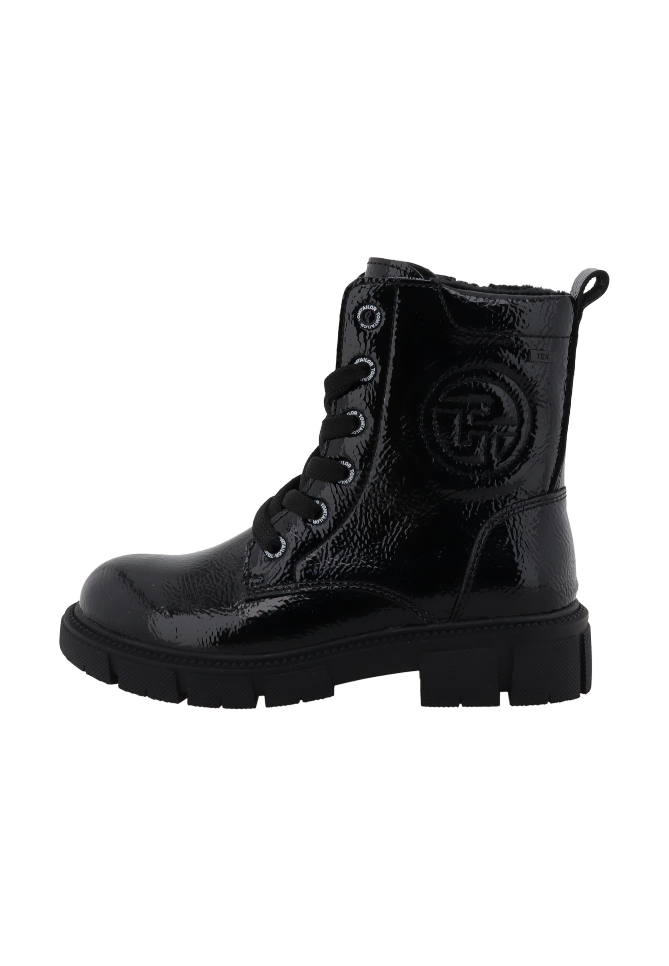 TOM TAILOR - Bota em preto
