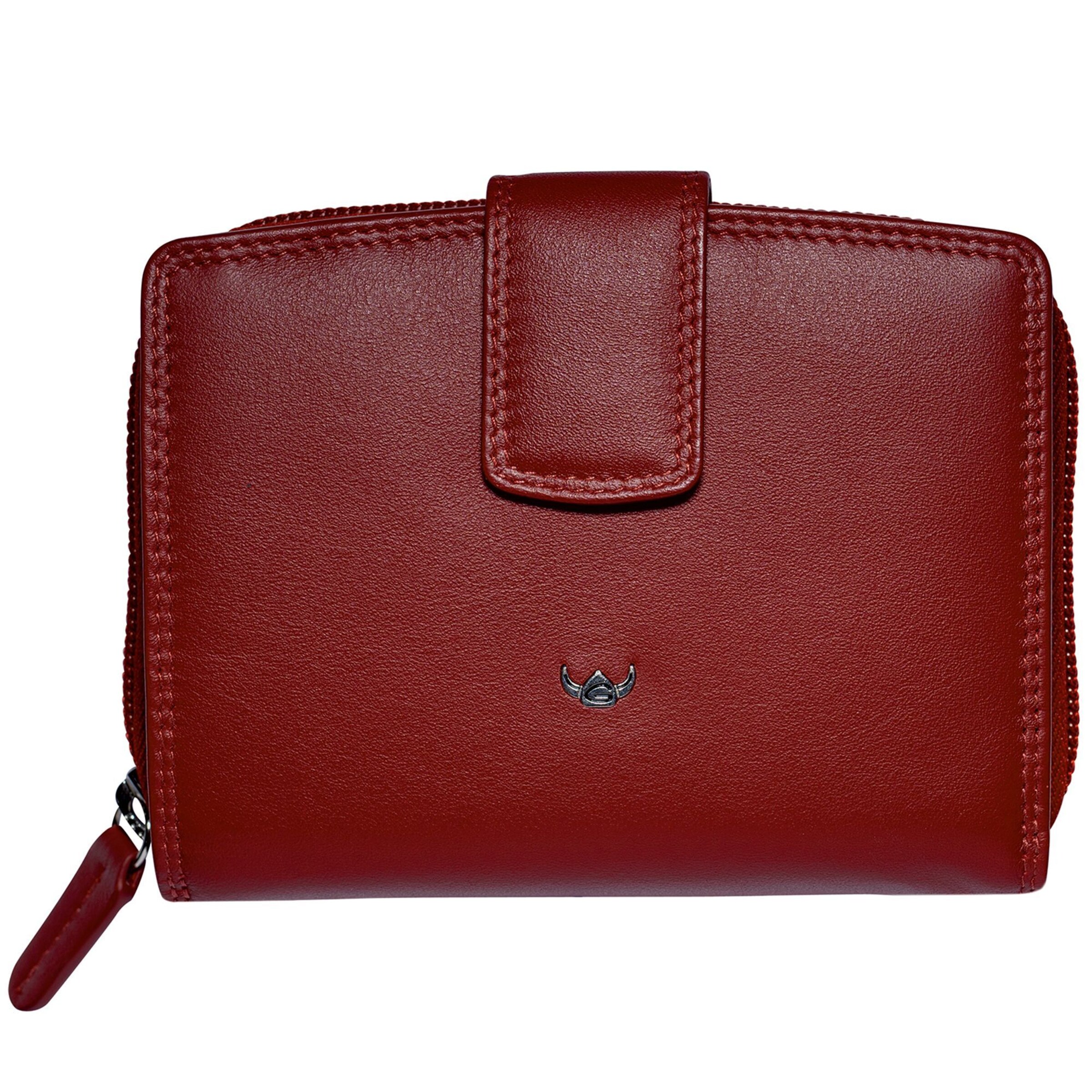 GOLDEN HEAD Portemonnaie 'Polo' in Rot: Vorderseite