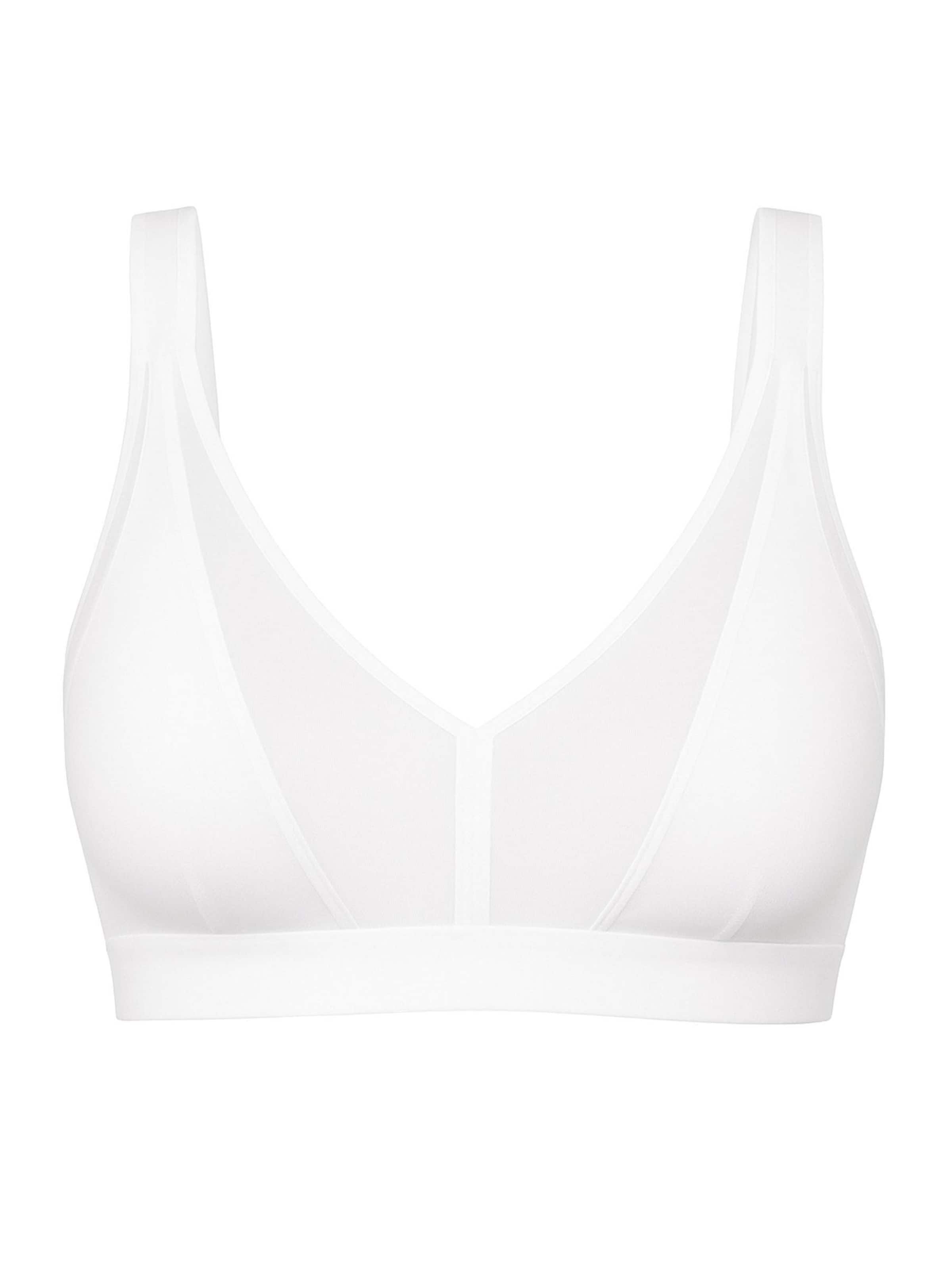 Vivisence T-shirt Bra '1088' in White: front
