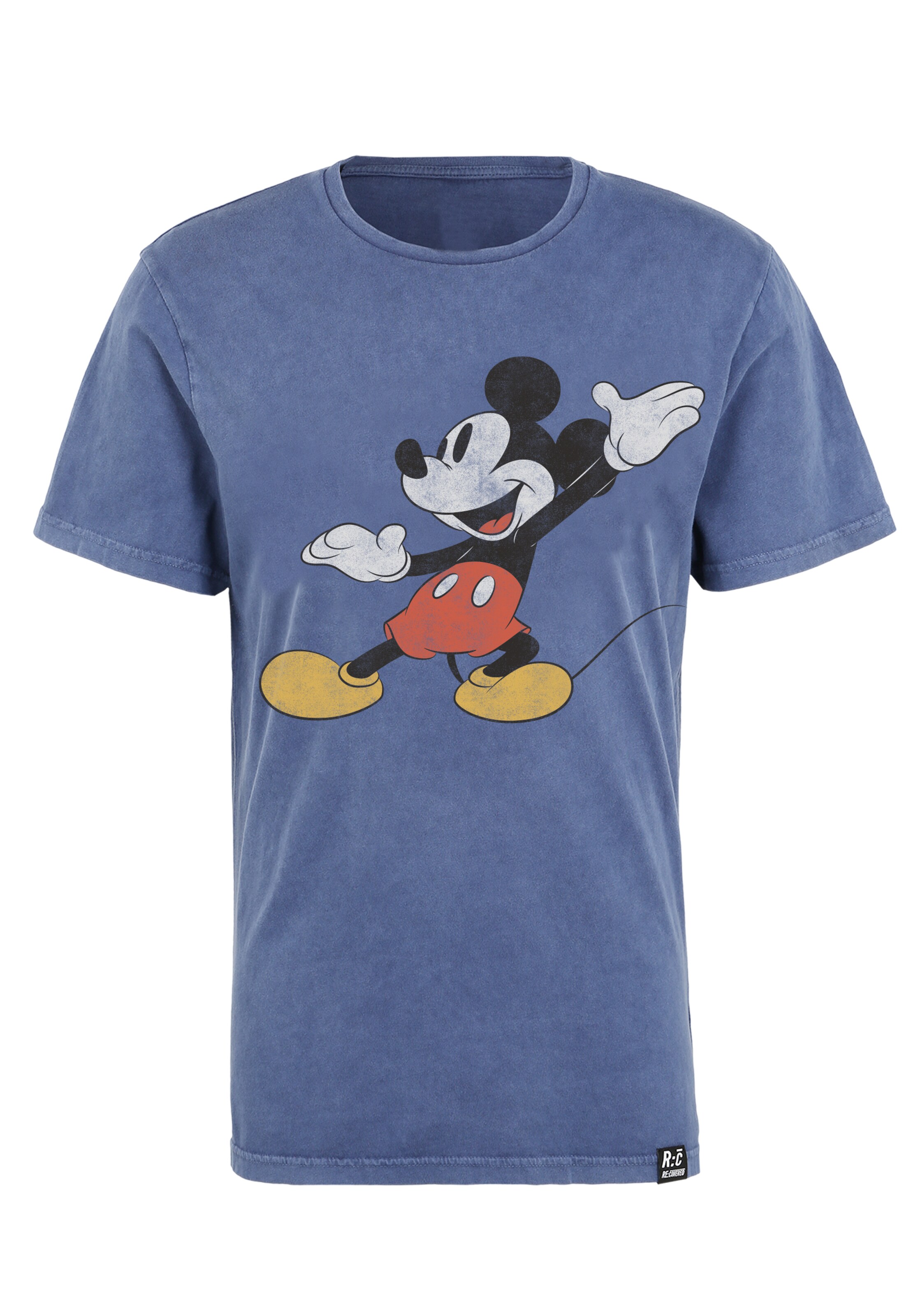 Recovered Shirt 'Disney Mickey Mouse Posing' in Blue, Item view