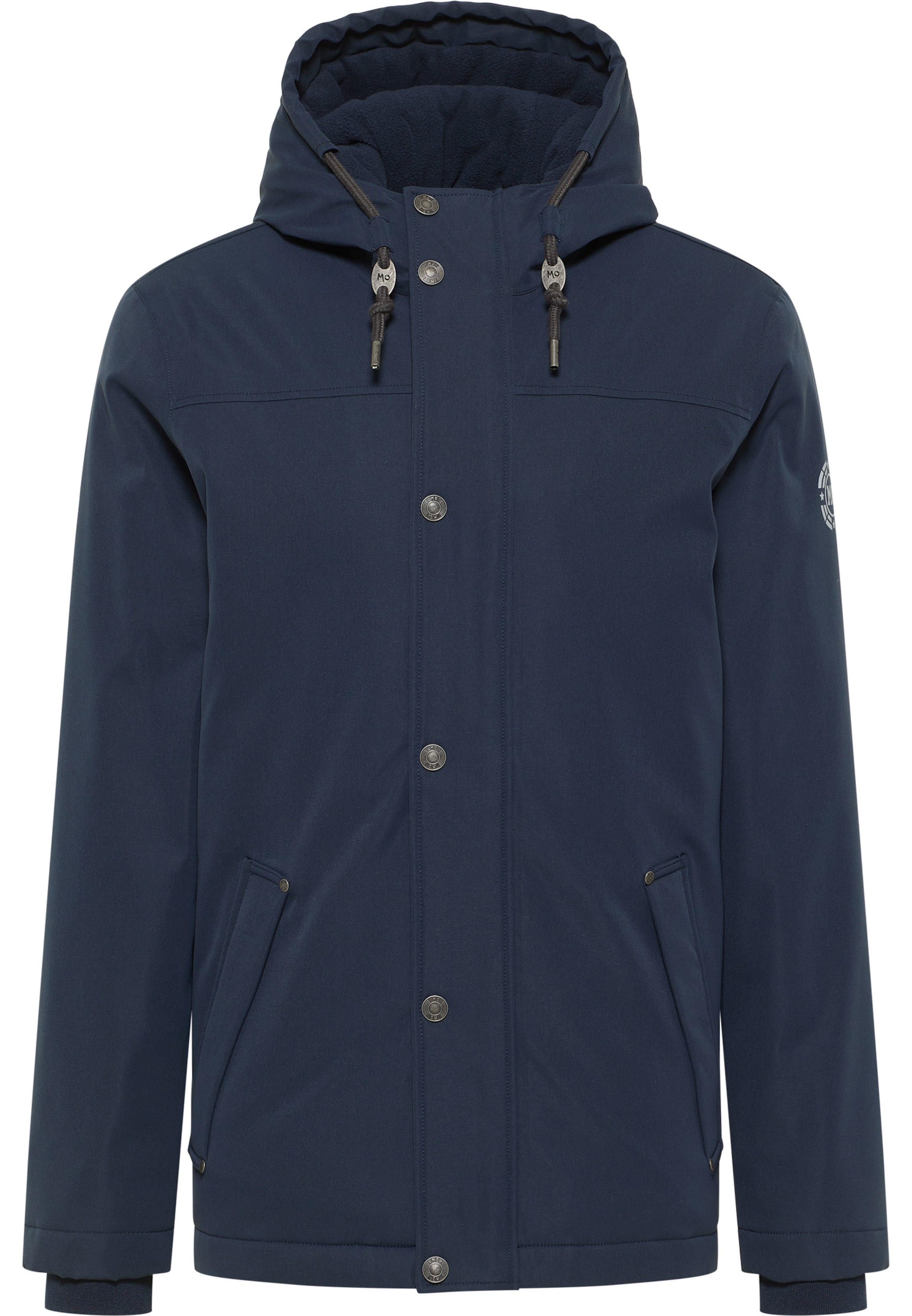 MO Functionele jas in Blauw: voorkant