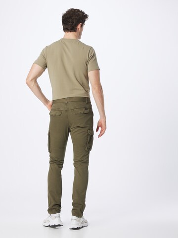 INDICODE JEANS Regular Cargo trousers 'Villiam' in Green