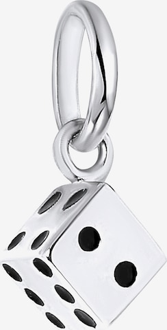 Lucardi Pendant in Silver: front