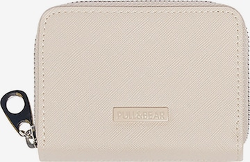 Pull&Bear Wallet in Beige: front