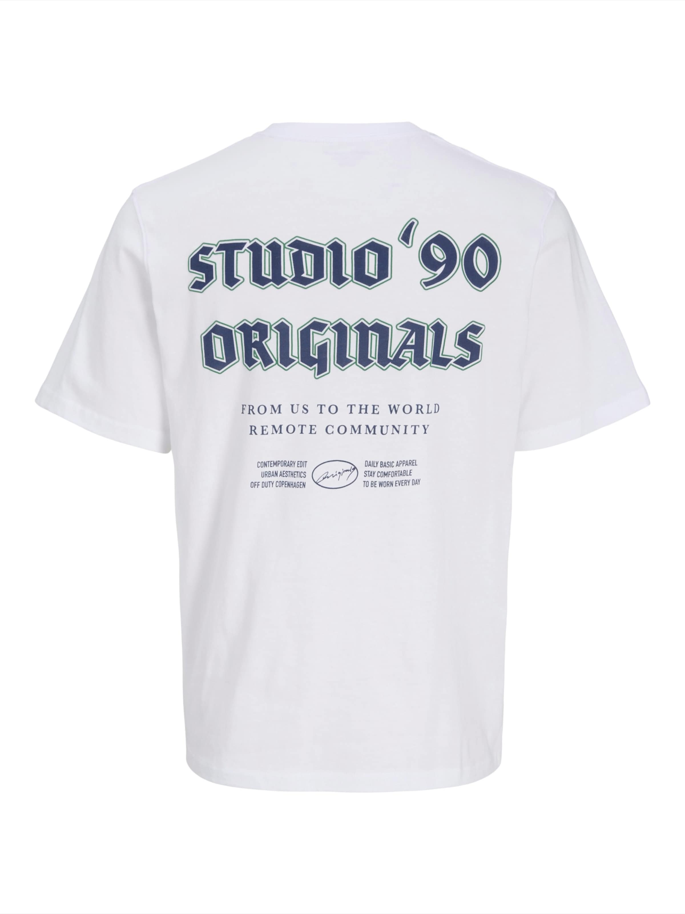 JACK & JONES Särk 'JORMEADOWS', värv valge