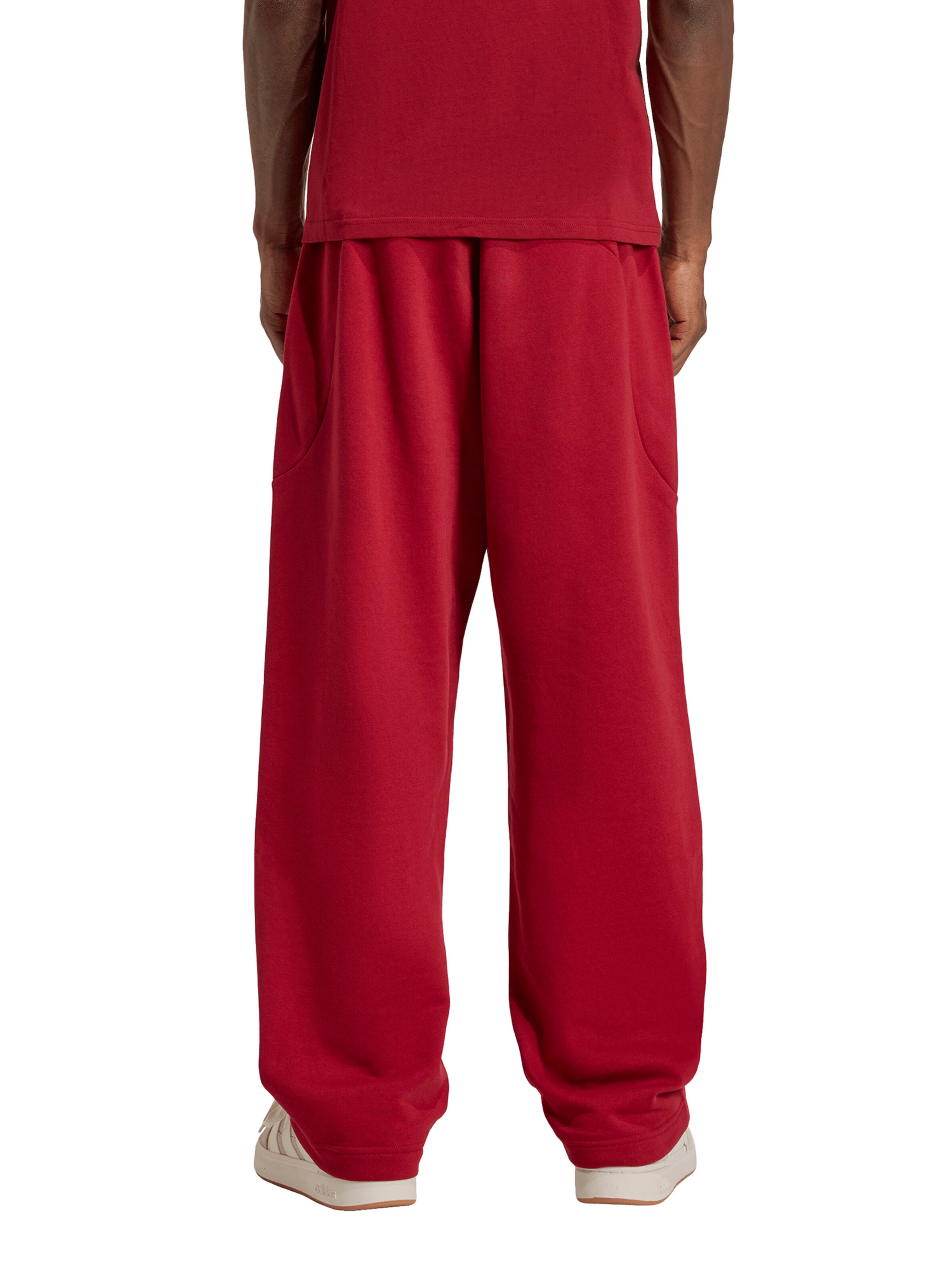 ADIDAS SPORTSWEARLoosefit Sportske hlače 'COLLEGIATE' - crvena boja: stražnji dio