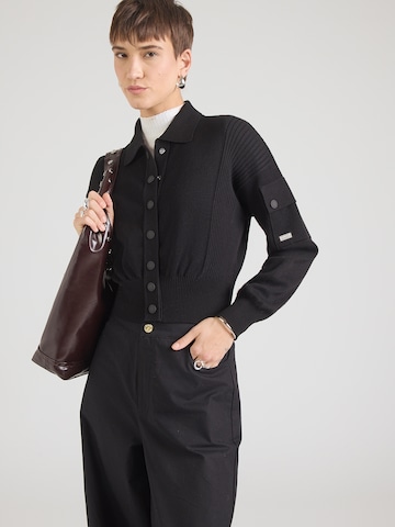 Barbour International Strickjacke 'Gigi' in Schwarz: Vorderseite