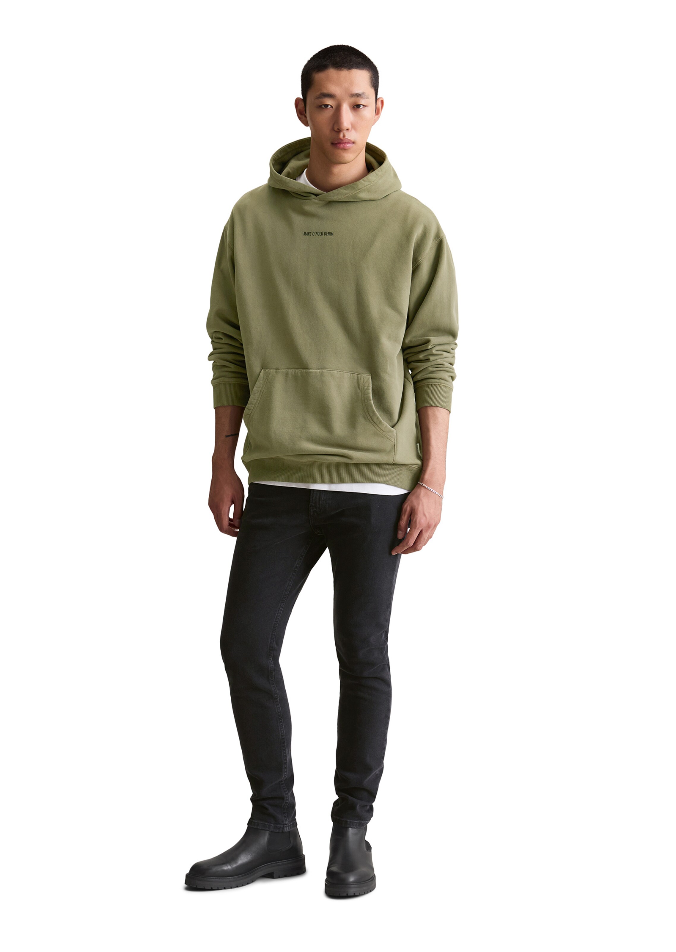 Marc O'Polo DENIM Hoodie in Grün