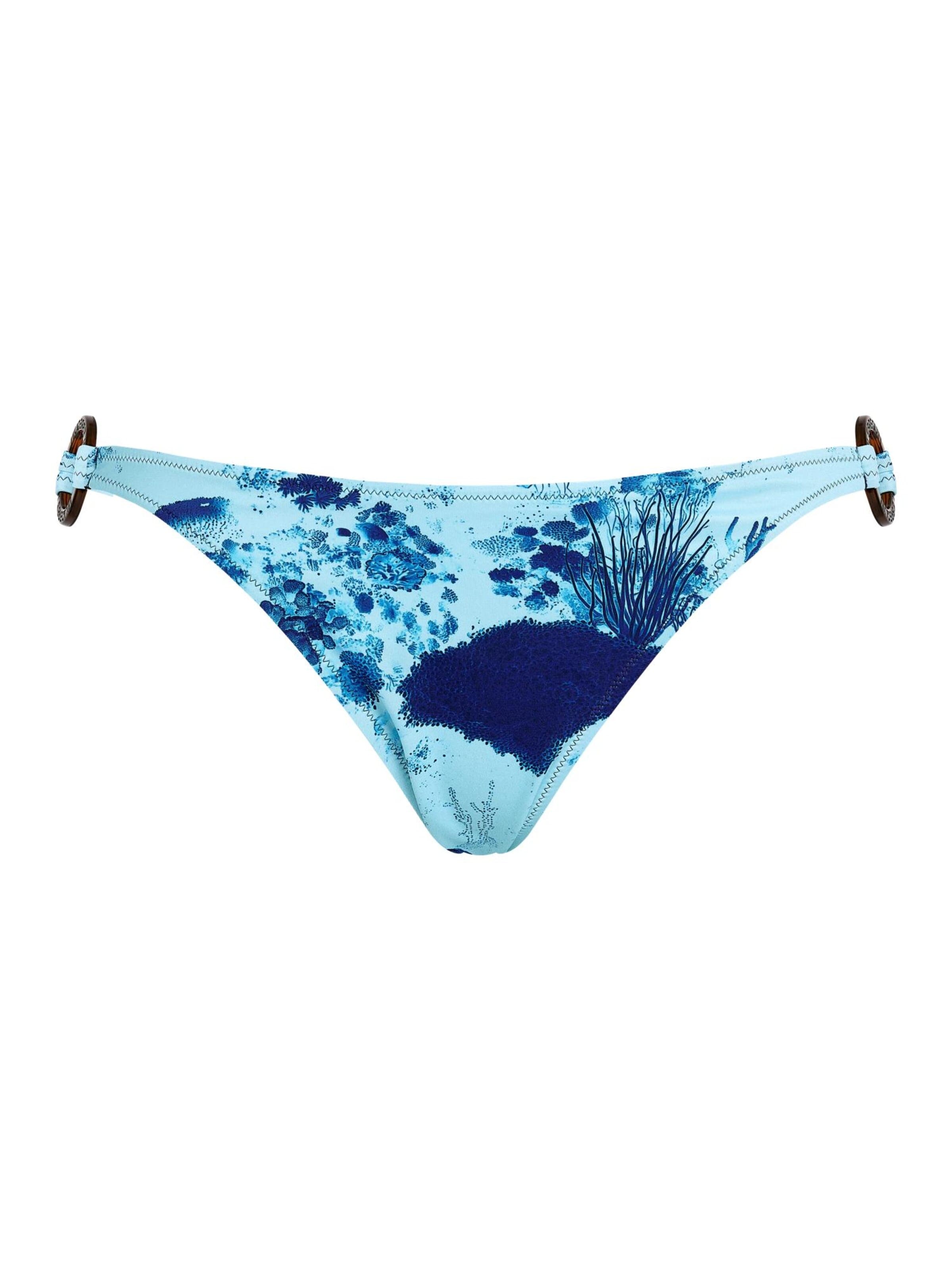 Vilebrequin - Braga de bikini en azul: frente