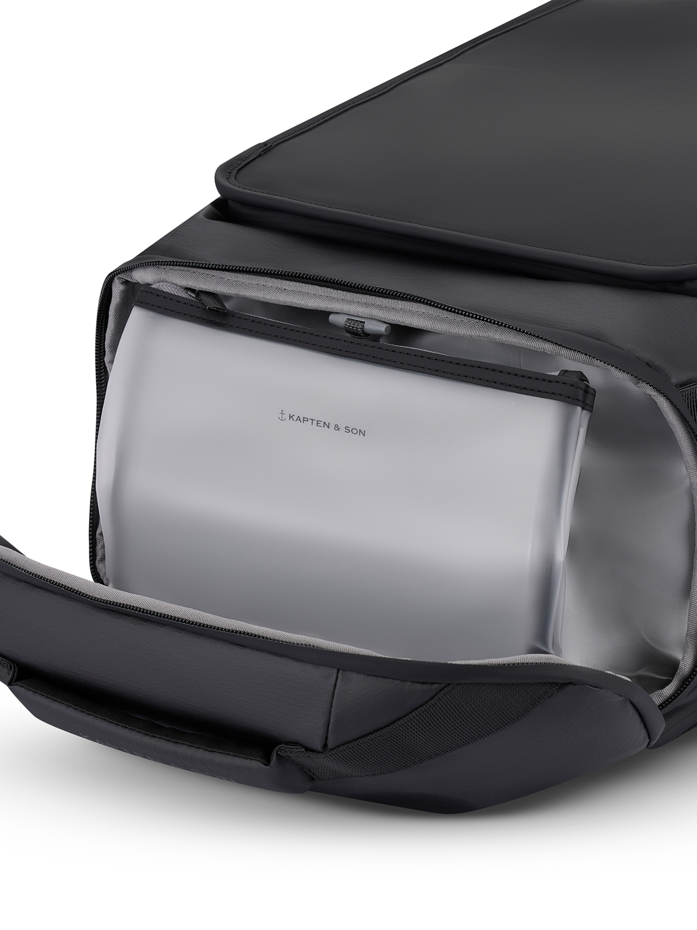 Kapten & Son Σακίδιο πλάτης 'Lisbon Duffle Backpack Small' σε μαύρο