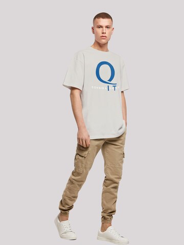 F4NT4STIC Shirt 'DC Comics Arrow Queen Consolidated Logo' in Beige