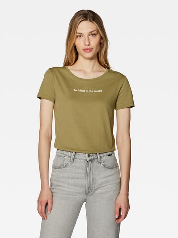 Mavi Shirt 'Be Kind To The World' in Green: front