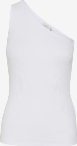 Kaffe Top 'pia' in White: front