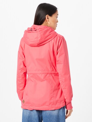 Ragwear Between-Season Jacket 'DANKA' in Pink