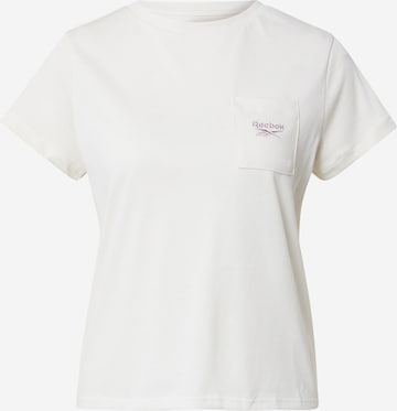 Reebok - Camisa em branco: frente