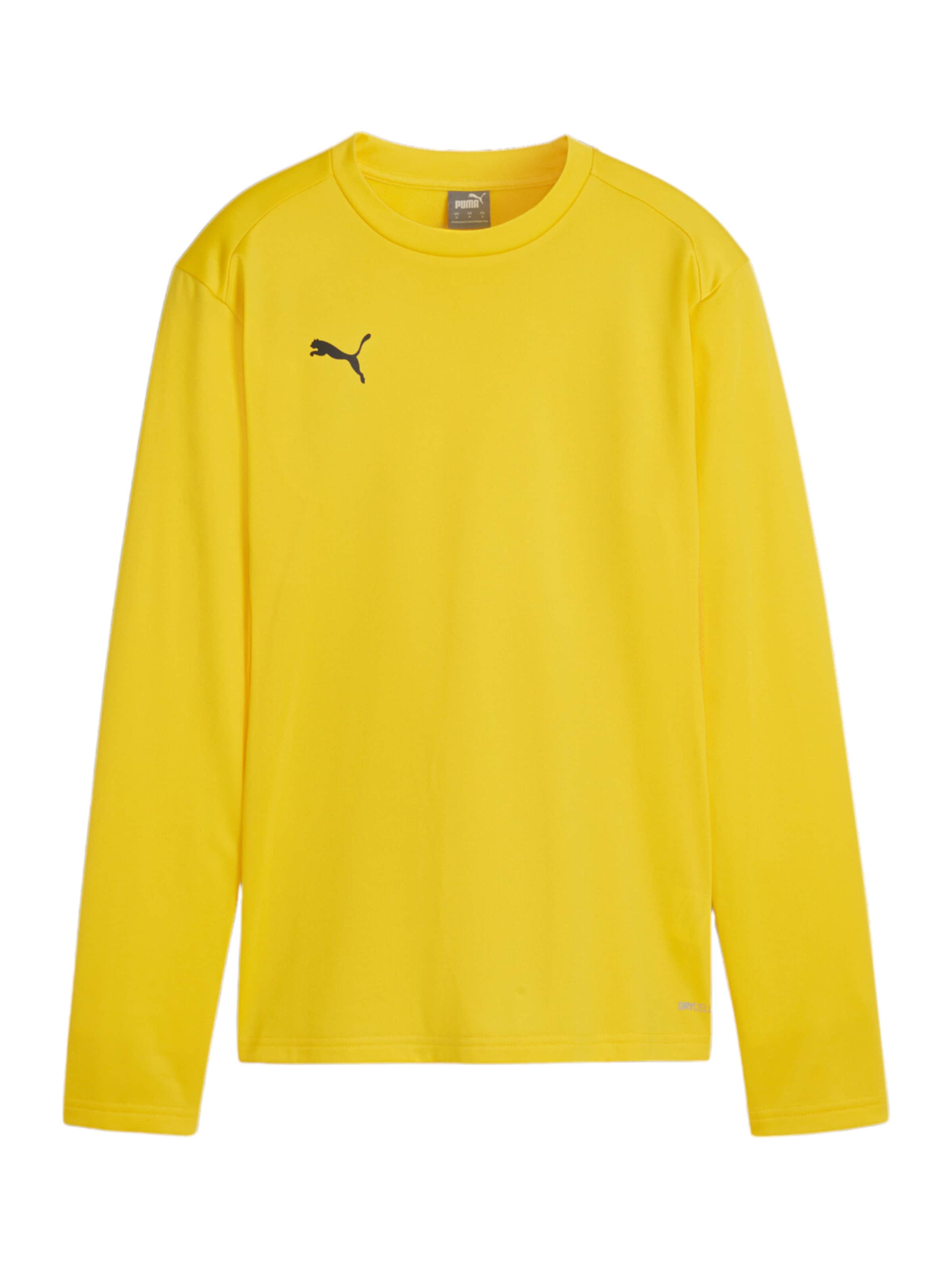 PUMA Sportsweatshirt in Gelb: Vorderseite