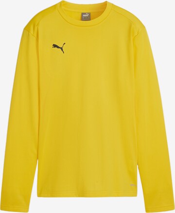 PUMA Athletic Sweatshirt in Yellow: front